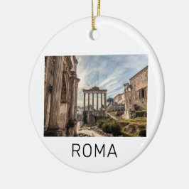 ローマ フォルム・ロマヌム イタリアの休日のお土産 セラミックオーナメント