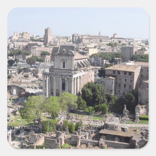 ローマ・フォーラムの見解はファルネーゼを追い求める スクエアシール (正面)