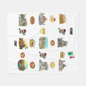 ローマ フリースブランケット (正面(横))