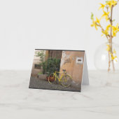 ローマ(ブランク)の通り カード (黄色い花)