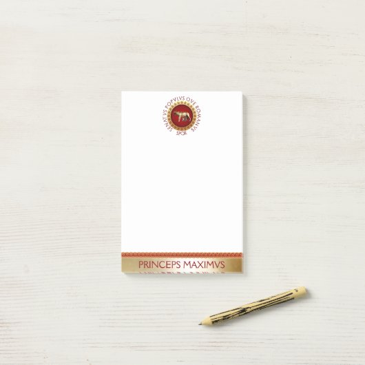 ローマ ポストイット (デスク上)