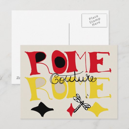 ローマ ポストカード (正面/裏面)