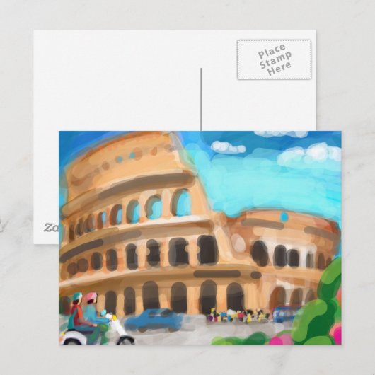 ローマ ポストカード (正面/裏面)