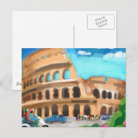 ローマ ポストカード (正面/裏面)