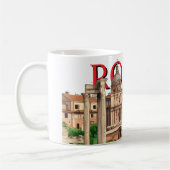 ローマ・マグカップ ローマのフォルム | お土産のコーヒーカップ コーヒーマグカップ (左)