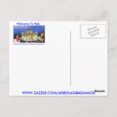 ローマ（モジゾラグバモシ大細管） ポストカード (裏面)