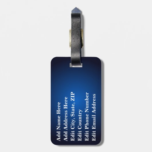 ローマ ラゲッジタグ (裏面縦)