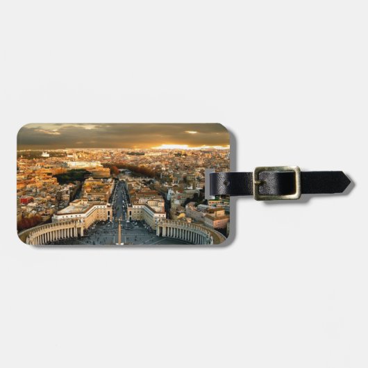 ローマ ラゲッジタグ (正面横)