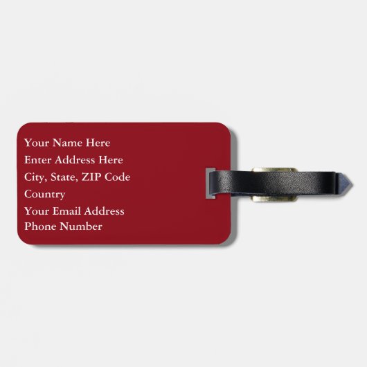 ローマ ラゲッジタグ (裏面横)