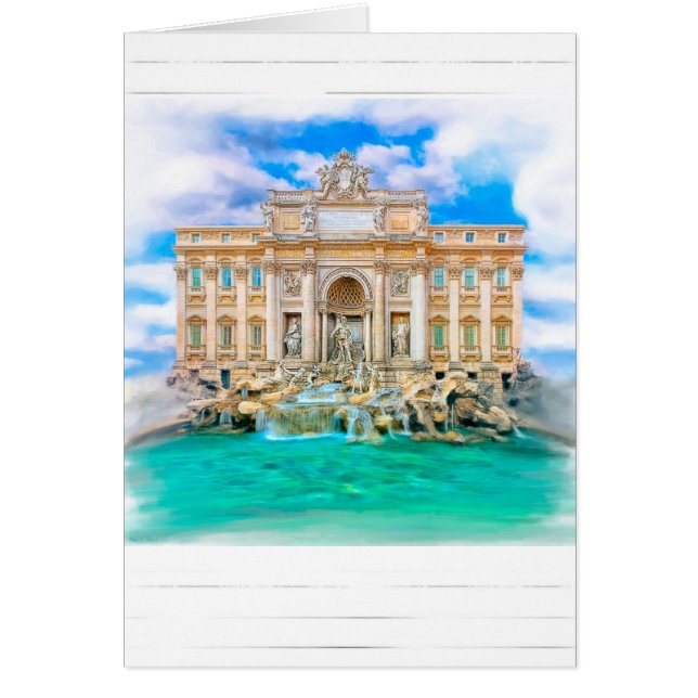 ローマ – ラドルチェヴィータ – トレビファウンテン (正面)