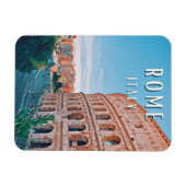 ローマ、ラヴィルデラドルチェヴィタエデュシャルムイタリ マグネット (横)