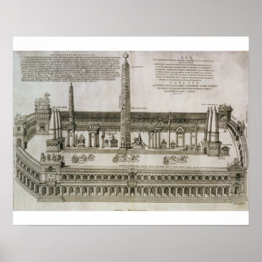 ローマ、ローマのサーカス・マクシムスの計画は、 ポスター (正面)