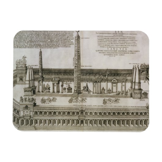 ローマ、ローマのサーカス・マクシムスの計画は、 マグネット (横)