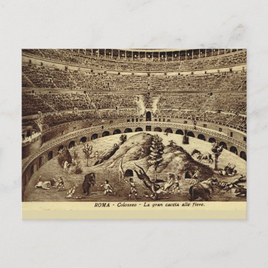 ローマ、ローマエンターテイメント ポストカード (正面)