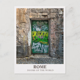 ローマ、ローマ ドアーズ・オブ・ザ・ワールド、トラベル ポストカード