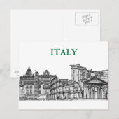 ローマ、ローマ... 旅行のお土産ギフト ポストカード (正面/裏面)