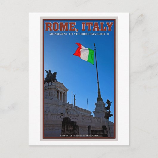 ローマ - ヴィットリオ記念碑 ポストカード (正面)