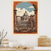 ローマ・ヴィンテージのポスター ポスター (キッチン)