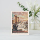 ローマ・ヴィンテージ旅行ポスター1906 ポストカード (スタンド正面)