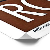 「ローマ・ヴィンテージ・トラベル」 ポスター (角)