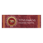 ローマ 名札 (正面)