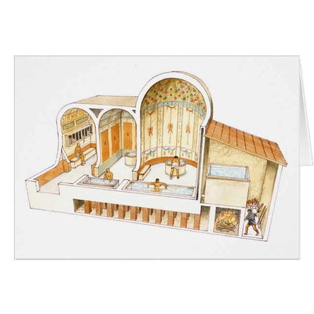 ローマ。 専用浴室 (正面横)