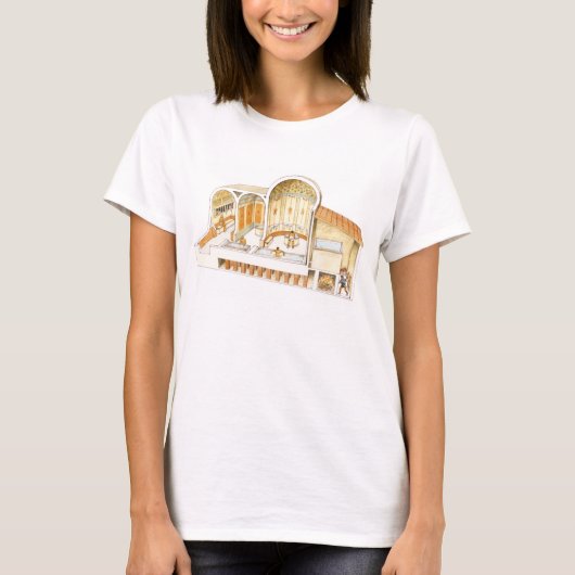 ローマ。 専用浴室 Tシャツ (正面)