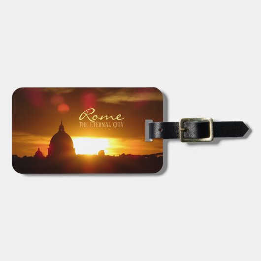 ローマ、永遠の都 ラゲッジタグ (正面横)