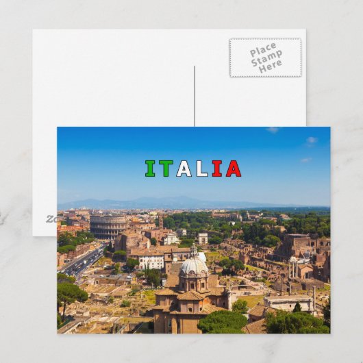 ローマ#01F ポストカード (正面/裏面)