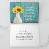 ローマ 8:31 「神が私たちの味方なら、誰が私たちに反対できるでしょうか」 カード (内部)