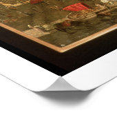 ローマ、Piazza Navona、南をPalazzoに向けて ポスター (角)