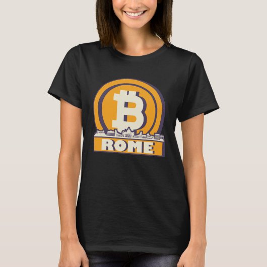 ローマBitcoinマクシマリスト Tシャツ (正面)