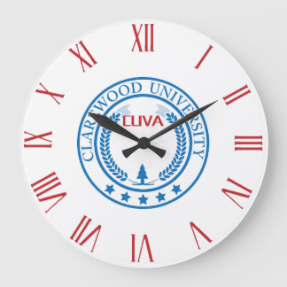 ローマCLAREWOOD大学 ラージ壁時計