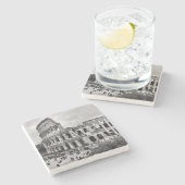 ローマColosseumの石造りのコースターのテーブルマット ストーンコースター (横)