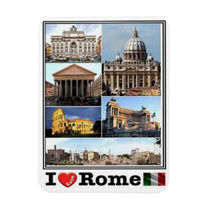 ローマI愛 – ラツィオ – イタリア – 冷蔵庫 マグネット