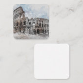 ローマItalyコロッセウムエンクロージャカード – ヴィンテージ エンクロージャーカード (正面/裏面)