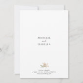 ローマItalyコロッセウムデスティネーションウェディング セーブザデート (裏面)