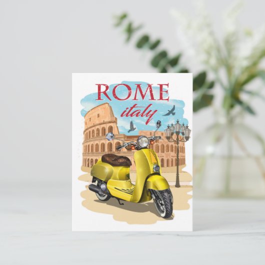 ローマItalyコロッセウムトラベルアートシティ ポストカード (スタンド正面)