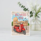 ローマItalyコロッセウムトラベルアートシティ ポストカード (スタンド正面)