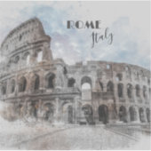ローマItalyコロッセウムトラベルアートヴィンテージ シール (正面)