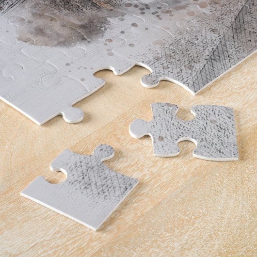 ローマItalyコロッセウムトラベルアートヴィンテージ ジグソーパズル (側面)