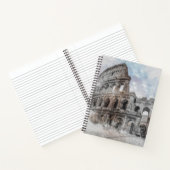 ローマItalyコロッセウムトラベルアートヴィンテージ ノートブック (内部)