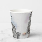 ローマItalyコロッセウムトラベルアートヴィンテージ 紙コップ (右)