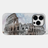 ローマItalyコロッセウムトラベルアートヴィンテージ Case-Mate iPhoneケース (裏面 (横))