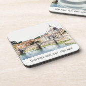 ローマItalyティバーリバーウォーターカラートラベイタリアンル コースター (左側)