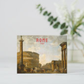 ローマItalyヴィンテージトラベルコリセウムルネッサンス ポストカード (スタンド正面)