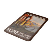 ローマItalyヴィンテージ旅行ポスターバスマット バスマット (アングル)