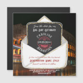 ローマItaly目的地の結婚式の日付を保存 マグネット招待状 (正面/裏面)