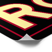 ローマitaly coliseumヨーロッパヴィンテージレトロ旅行 ポスター (角)