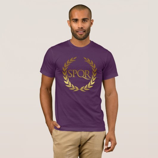 ローマSPQR Tシャツ (正面フル)